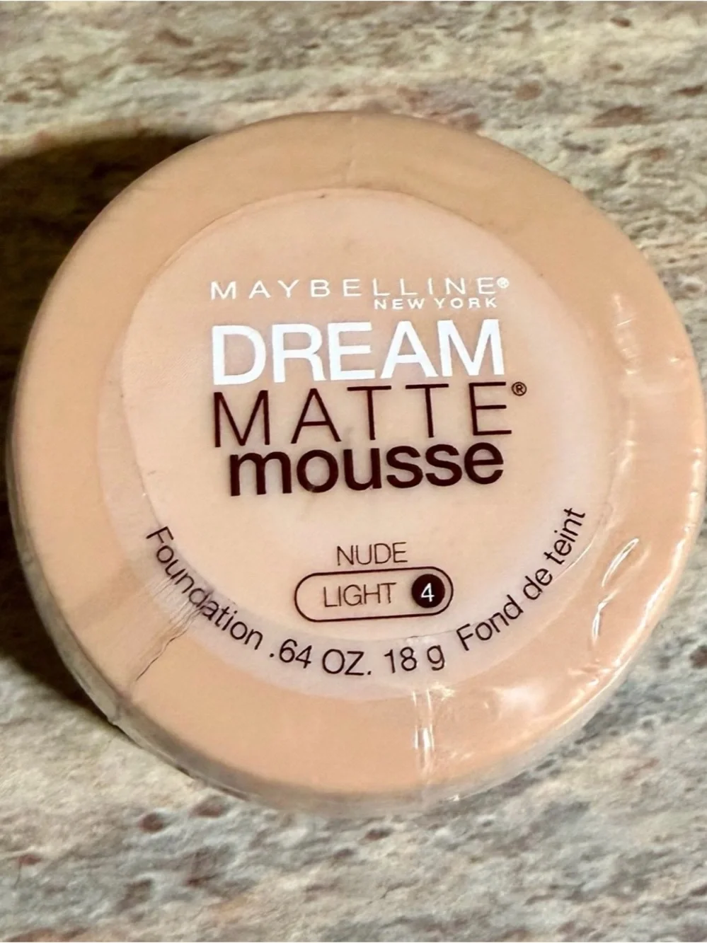 Maybelline Discontinued Nude Light 4 Dream Matte Mousse Foundation